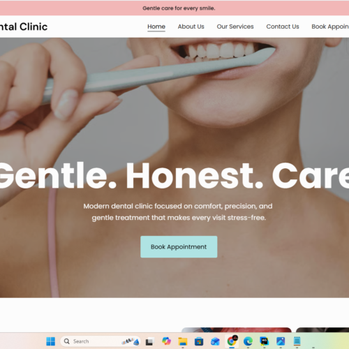Screenshot 2025-12-08 193220 Clinic/Hospital Website